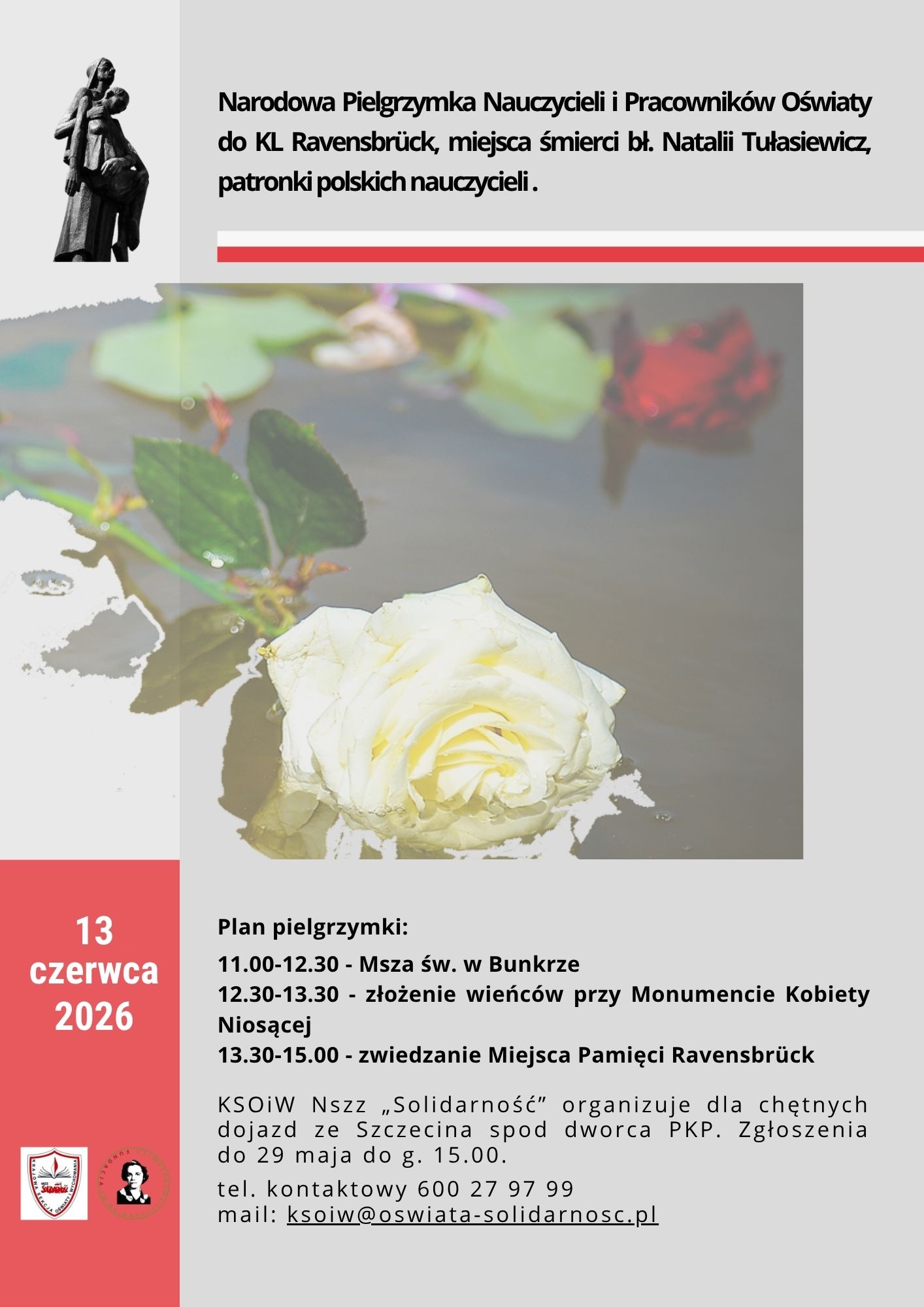 Read more about the article II Narodowa Pielgrzymka Nauczycieli i Pracowników Oświaty do Ravensbrück